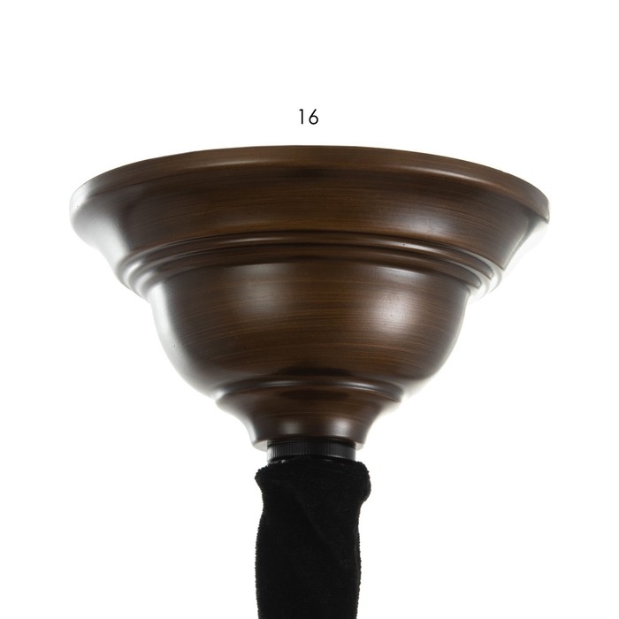 Люстра Люстра "Эстери" 6х40Вт Е27 кофейно-зеленый 75х75х57 см BayerLux