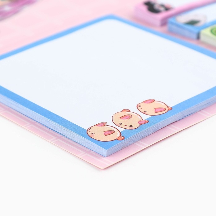 Книжка стикеров «Аниме девочка», 5 блоков, 30 л Книжка стикеров «Аниме девочка», 5 блоков, 30 л