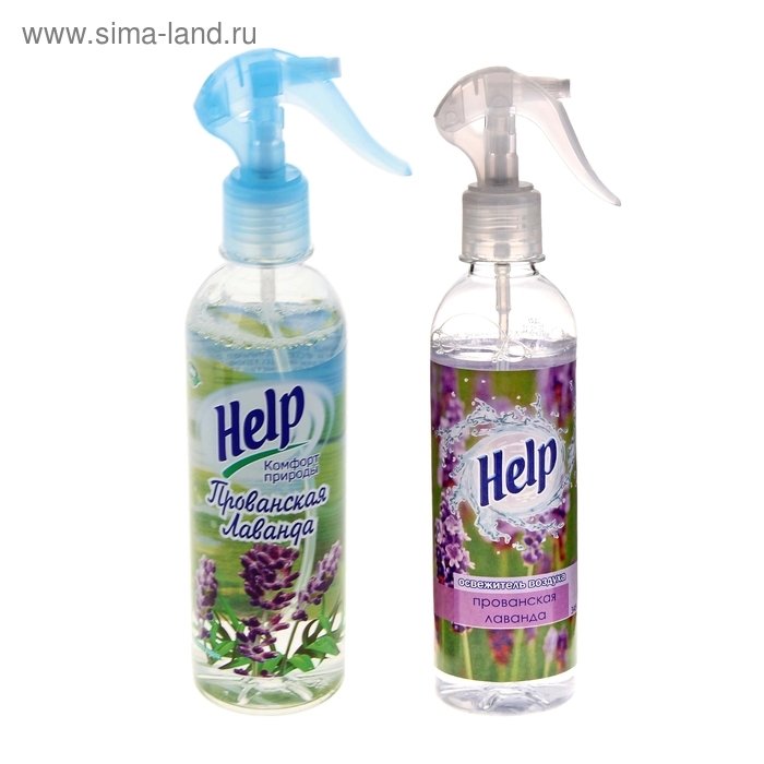 Освежитель воздуха HELP Прованская лаванда 345 мл Освежитель воздуха HELP Прованская лаванда 345 мл