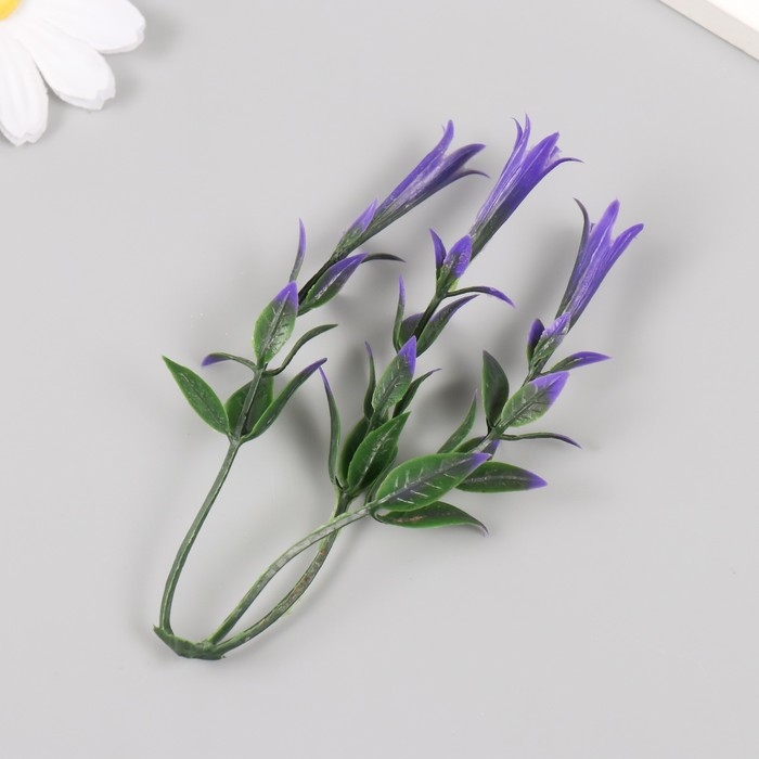 Искусственное растение для творчества "Гиппеастриум" набор 6 шт фиолетовый 11,5 см