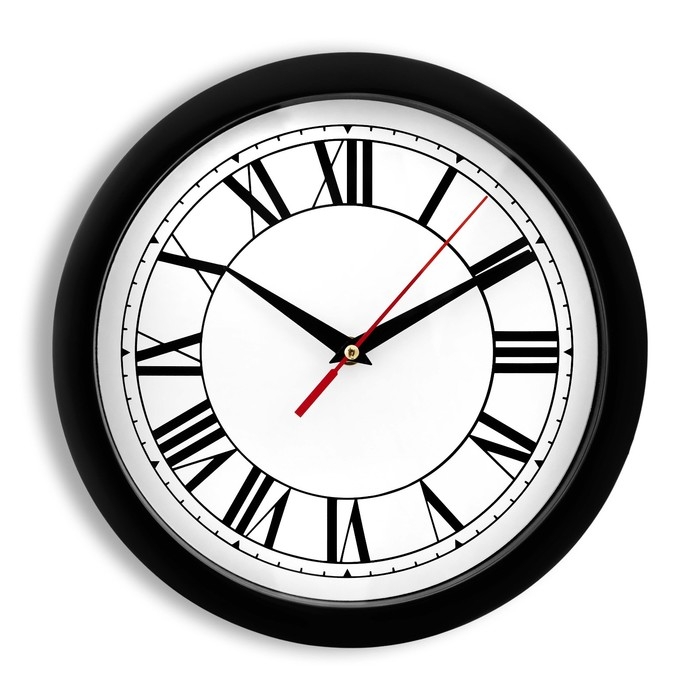 Часы настенные, d-28 см, интерьерные, Классика, бесшумные Часы настенные, d-28 см, интерьерные, Классика, бесшумные