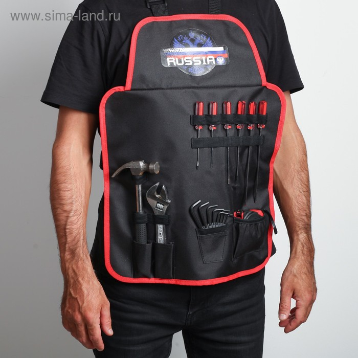 Набор инструментов в фартуке «Россия», подарочная упаковка, 17 предметов Набор инструментов в фартуке «Россия», подарочная упаковка, 17 предметов