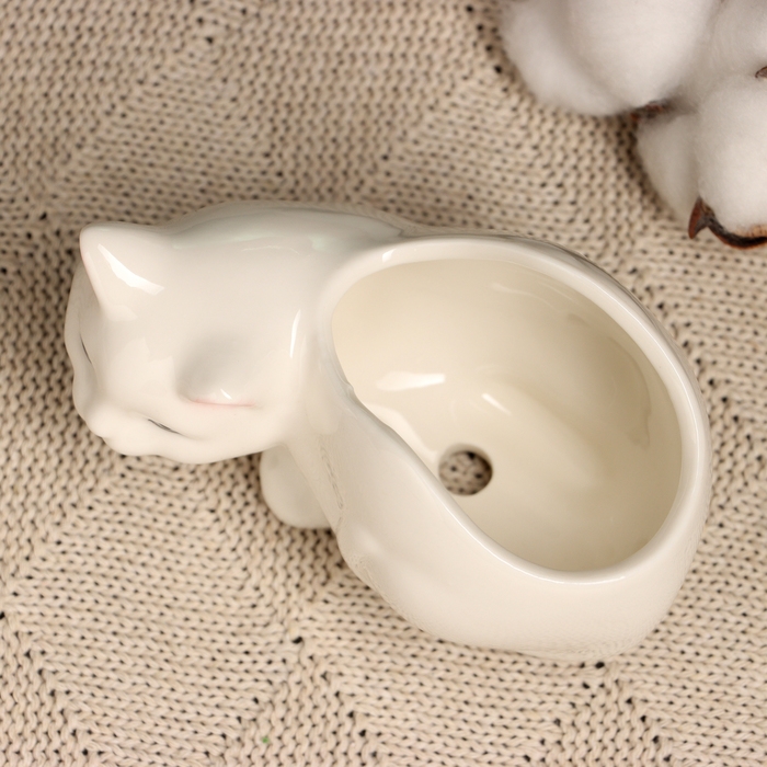 Горшок  Горшок "Кошка" 11х6х6,5см