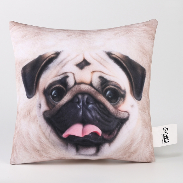 Подушка антистресс, собака Подушка антистресс, собака "Мопс"