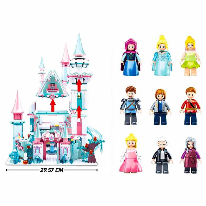 Конструктор Розовая Мечта «Зимние сказки», 1324 детали Конструктор Розовая Мечта «Зимние сказки», 1324 детали