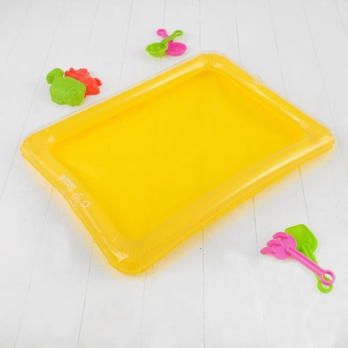 Надувная песочница для песка «Песочный замок» 60 × 45 см, цвета МИКС Надувная песочница для песка «Песочный замок» 60 × 45 см, цвета МИКС