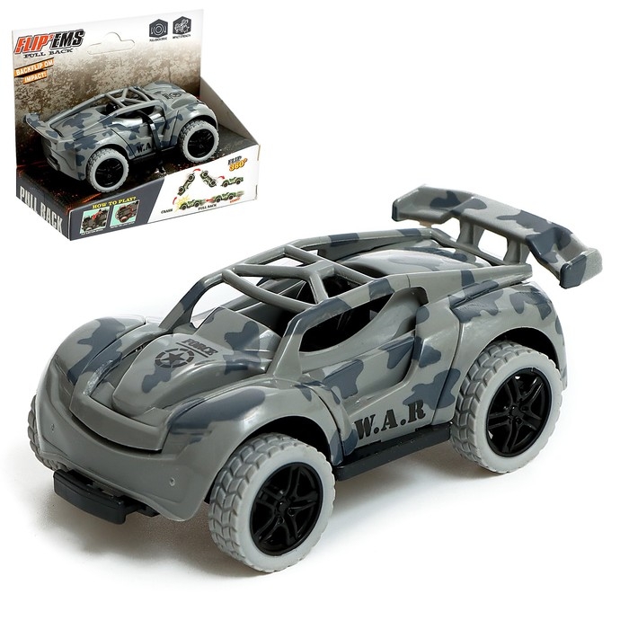 Машина инерционная «Переворот», переворачивается при ударе, МИКС Машина инерционная «Переворот», переворачивается при ударе, МИКС