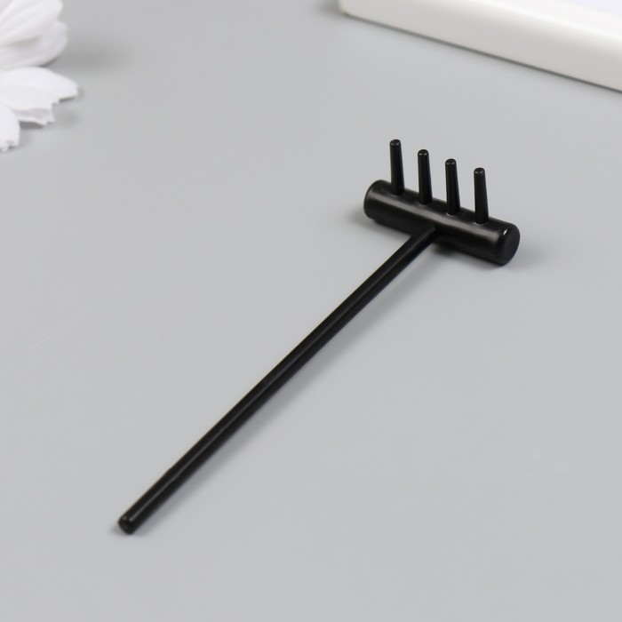 Декор  Декор "Грабельки для садов Дзен" чёрный 2,5х14,5х3,5 см