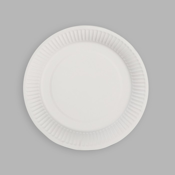 Тарелка одноразовая бумажная  Тарелка одноразовая бумажная "Воздушные шарики" (набор 6 шт) 18 см