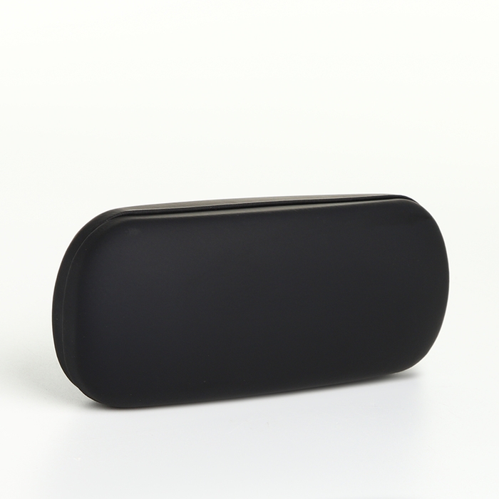 Футляр для очков на хлопушке, длина 16 см, цвет чёрный Футляр для очков на хлопушке, длина 16 см, цвет чёрный