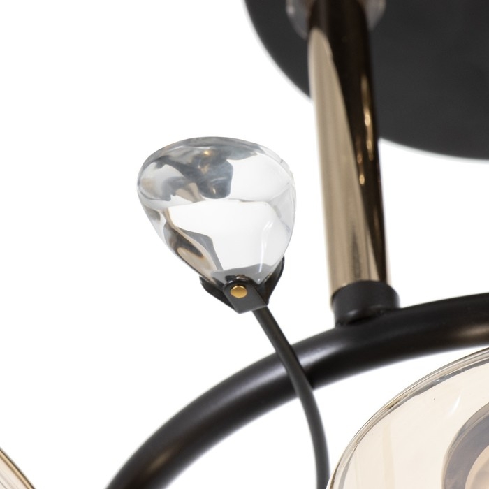 Люстра Люстра "Бруни" 3хЕ27 40Вт черный 50х23х27см BayerLux