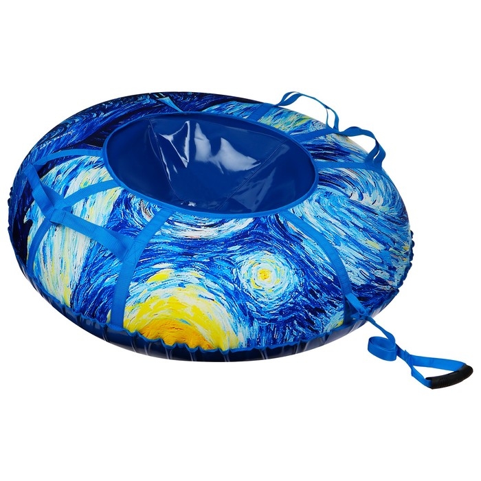 Тюбинг-ватрушка Winter Star «Звёздная ночь», диаметр чехла 120 см Тюбинг-ватрушка Winter Star «Звёздная ночь», диаметр чехла 120 см