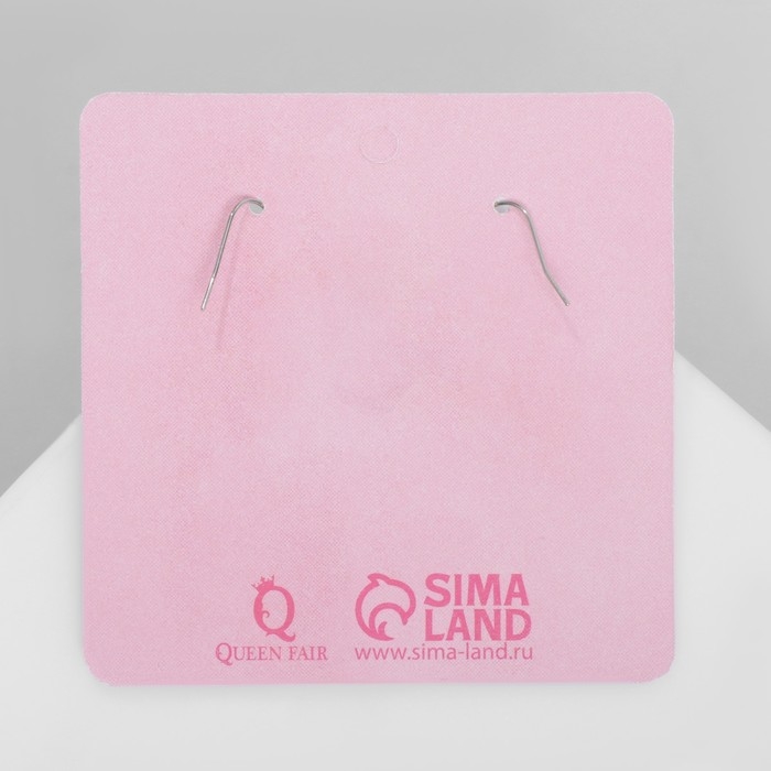 Серьги ассорти «Радость» помада, цветные в серебре Серьги ассорти «Радость» помада, цветные в серебре