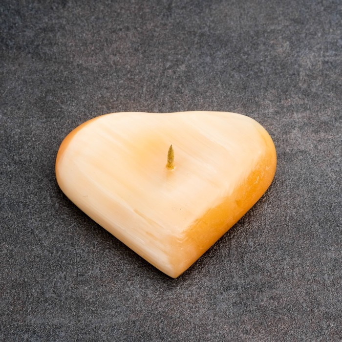 Подсвечник &laquo;Сердце&raquo;, 2&times;6 см, селенит