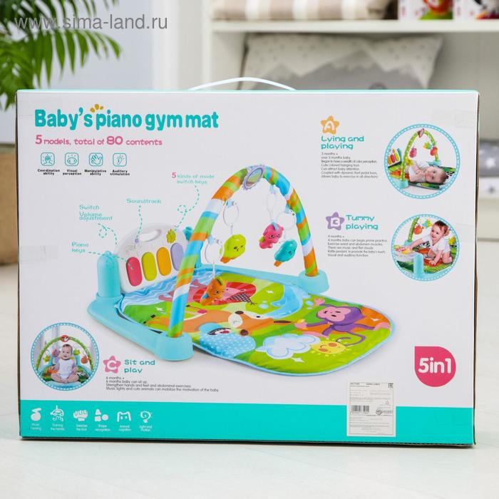 Развивающий коврик музыкальный «Мадагаскар», с пианино, 72х44х0,5 см. Развивающий коврик музыкальный «Мадагаскар», с пианино, 72х44х0,5 см.