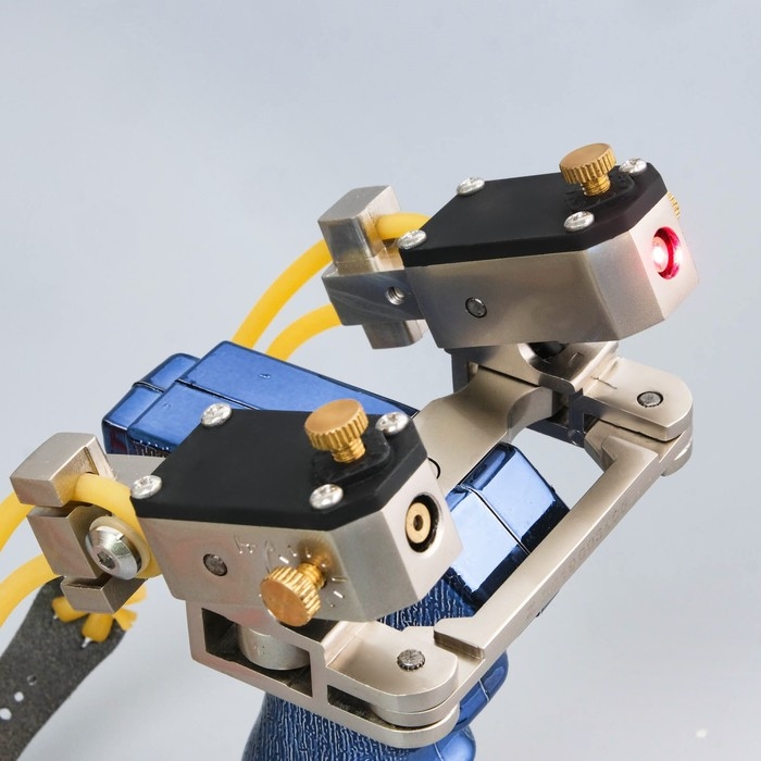 Рогатка металлическая, 3 жгута, лазерным целеуказателем+ заряд.устр-о Рогатка металлическая, 3 жгута, лазерным целеуказателем+ заряд.устр-о