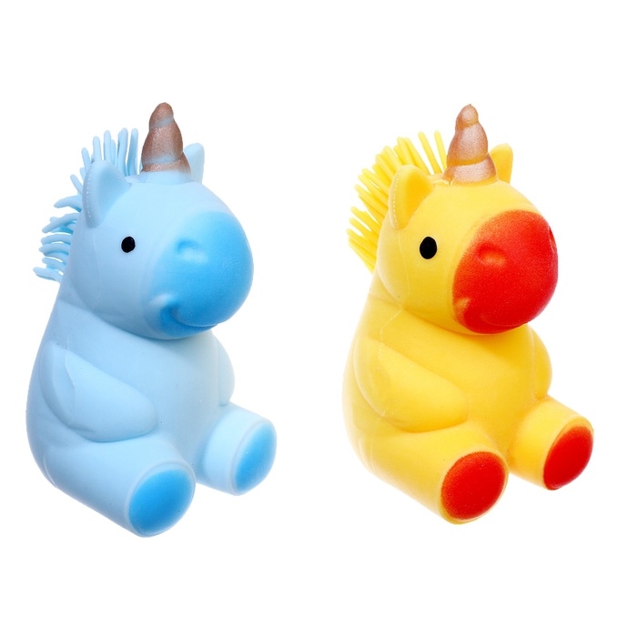 Антистресс мялка «Единорог», набор 3 шт, цвета МИКС Антистресс мялка «Единорог», набор 3 шт, цвета МИКС