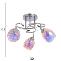 Люстра "Аббелла" 3х40Вт Е27 Хром МОДЕЛЬ: 2612381