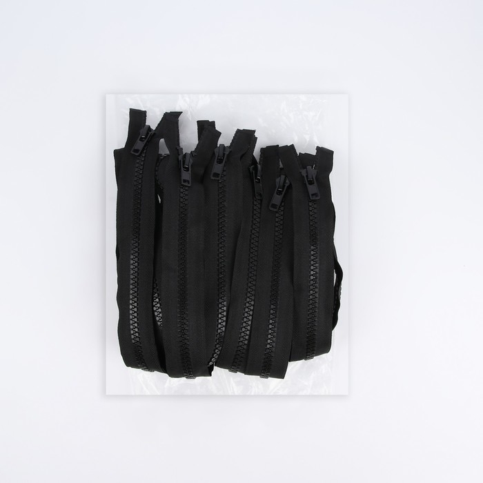 Молния «Трактор», №8, разъёмная, замок автомат, 100 см, цвет чёрный, цена за 1 штуку Молния «Трактор», №8, разъёмная, замок автомат, 100 см, цвет чёрный, цена за 1 штуку