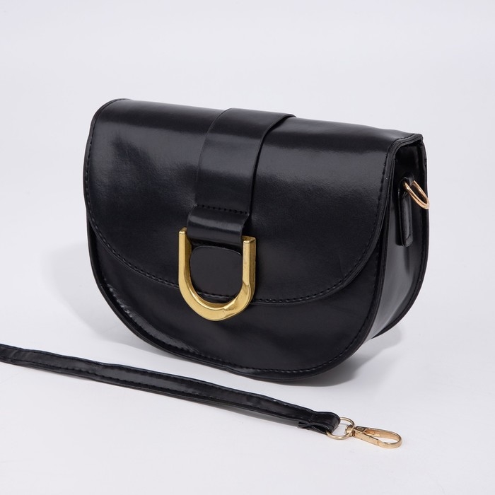 Сумка-мессенджер на магните, цвет чёрный Сумка-мессенджер на магните, цвет чёрный