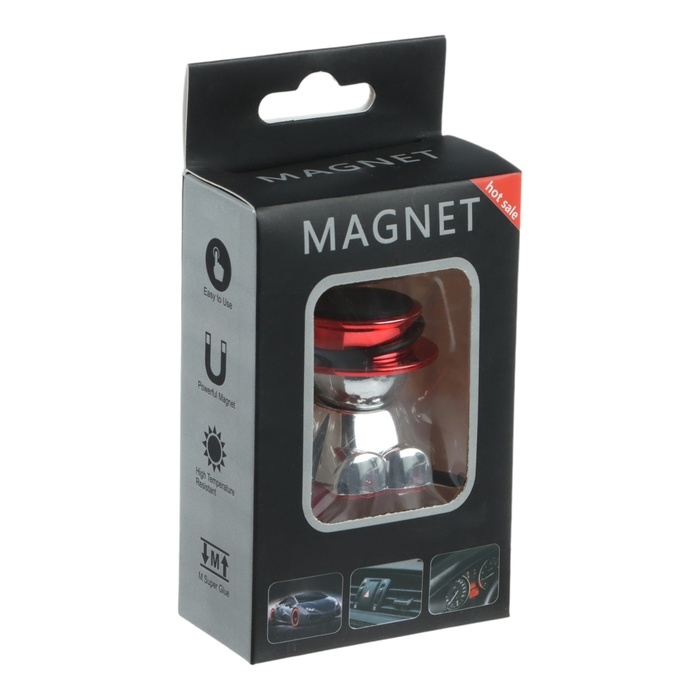 Держатель телефона магнитный, человечек красный Держатель телефона магнитный, человечек красный