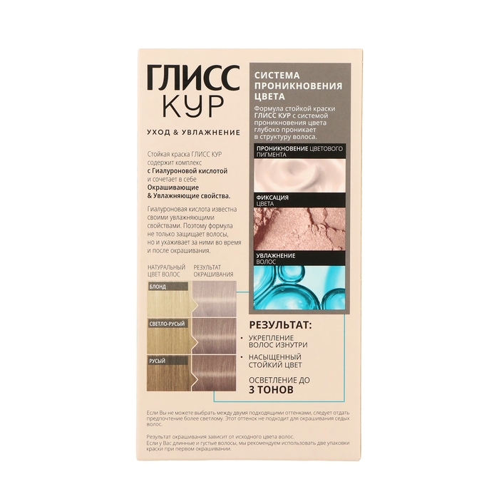 Краска для волос Глисс Кур платиновый блонд 10-55, 143 мл Краска для волос Глисс Кур платиновый блонд 10-55, 143 мл