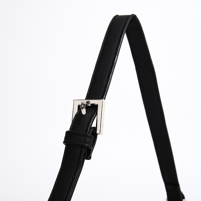 Сумка-багет на молнии, цвет чёрный Сумка-багет на молнии, цвет чёрный