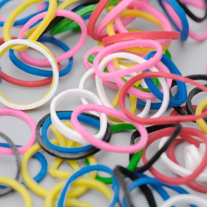 Резинки для животных, набор 100 шт, микс цветов Резинки для животных, набор 100 шт, микс цветов