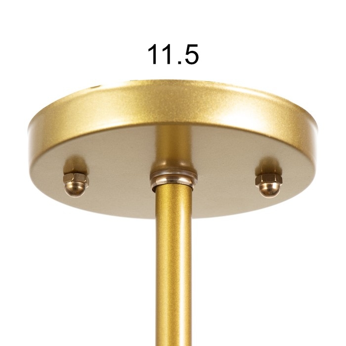 Люстра Люстра "Марси" 3хЕ27 40Вт черно-золотой 50х50х27 см BayerLux