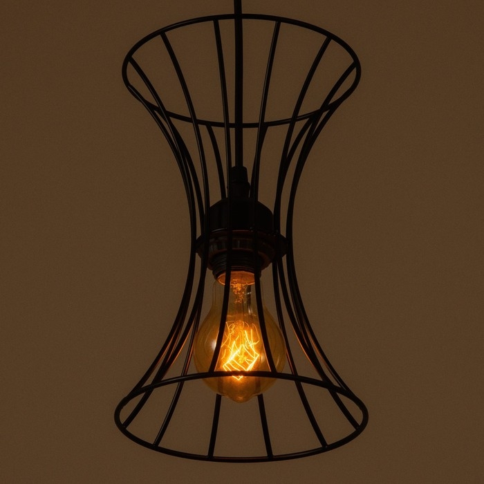 Светильник BayerLux "Анетта" Е27 40Вт черный 16х16х23-123см