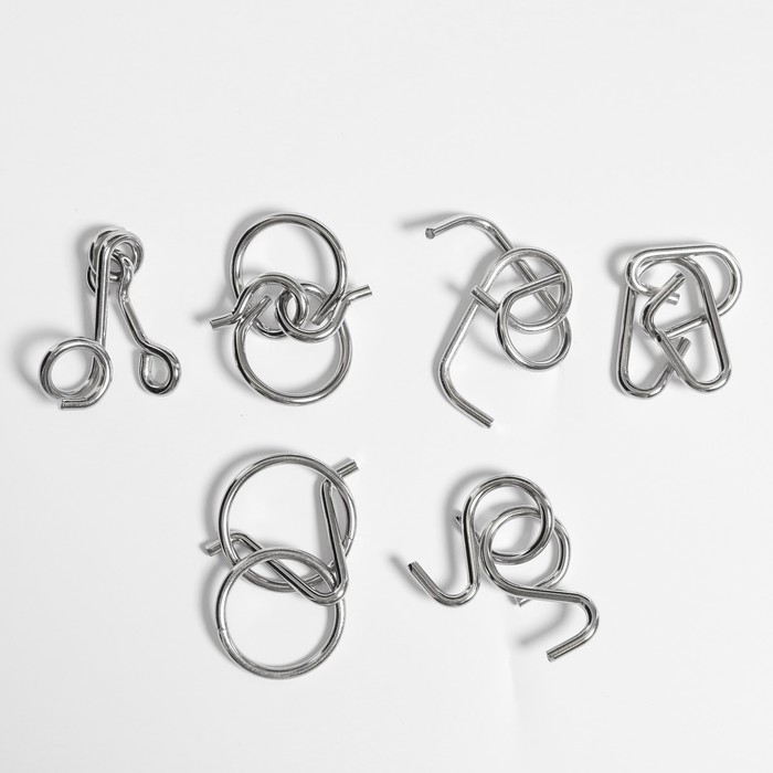 Головоломка металлическая «Загадки Древнего Египта», набор 6 шт. Головоломка металлическая «Загадки Древнего Египта», набор 6 шт.