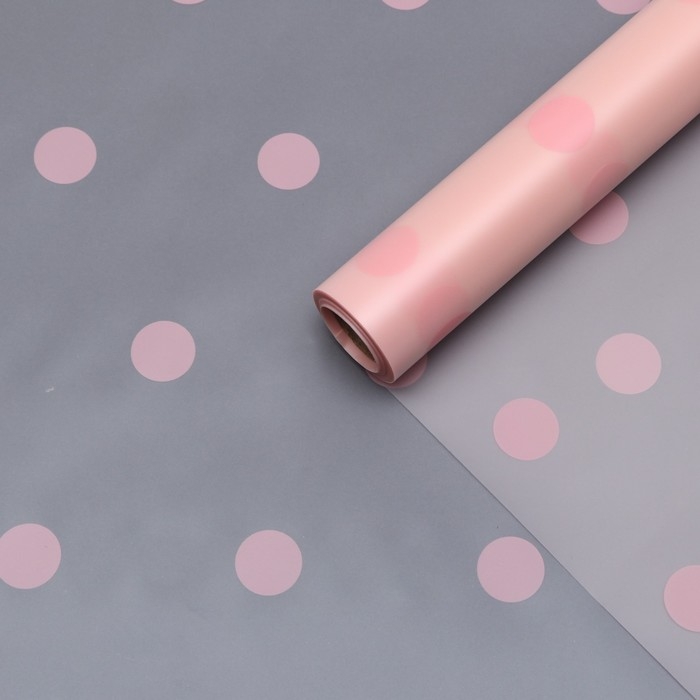 Плёнка 58см*10м 50 микрон каралловый  (+ - 1 см ) Плёнка 58см*10м 50 микрон каралловый  (+ - 1 см )