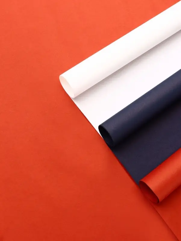 Бумага упаковочная крафт, двухсторонняя, &laquo;Триколор&raquo;, для упаковки подарков, 3 цвета, 50&times;68 см&plusmn;5%