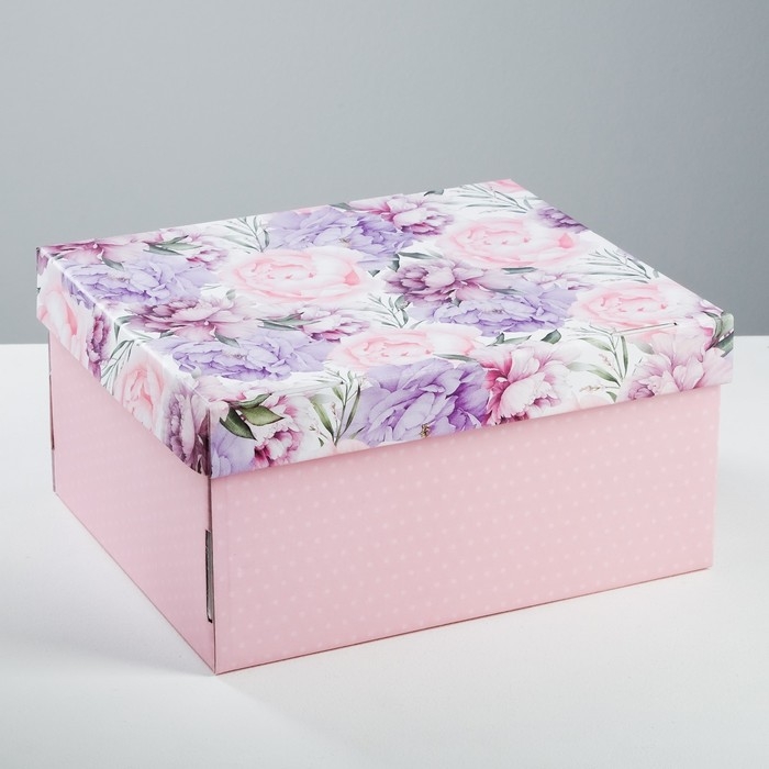 Коробка подарочная складная, упаковка, «Цветочная сказка», 31 х 25.5 х 16 см Коробка подарочная складная, упаковка, «Цветочная сказка», 31 х 25.5 х 16 см