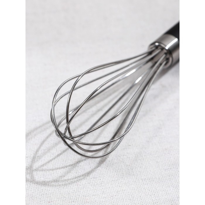 Венчик для взбивания Доляна Venus, 21 см, цвет чёрный Венчик для взбивания Доляна Venus, 21 см, цвет чёрный