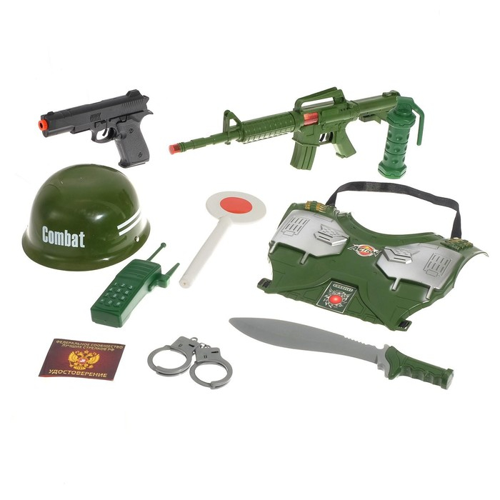 Набор военного «Отряд А», 9 предметов Набор военного «Отряд А», 9 предметов