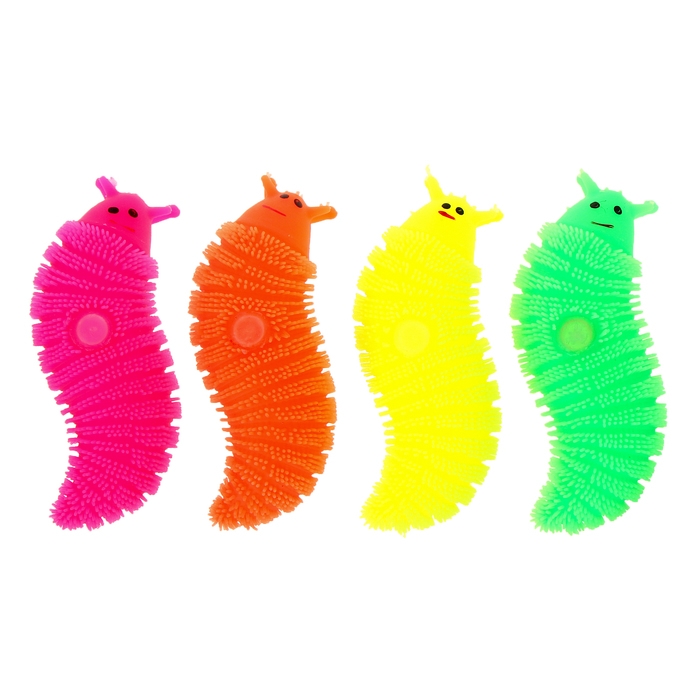 Ёжка «Гусеница» световой, цвета МИКС Ёжка «Гусеница» световой, цвета МИКС