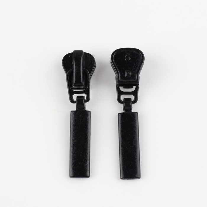 Бегунок автоматический для молнии «Трактор», №5, 10 шт, цвет чёрный Бегунок автоматический для молнии «Трактор», №5, 10 шт, цвет чёрный