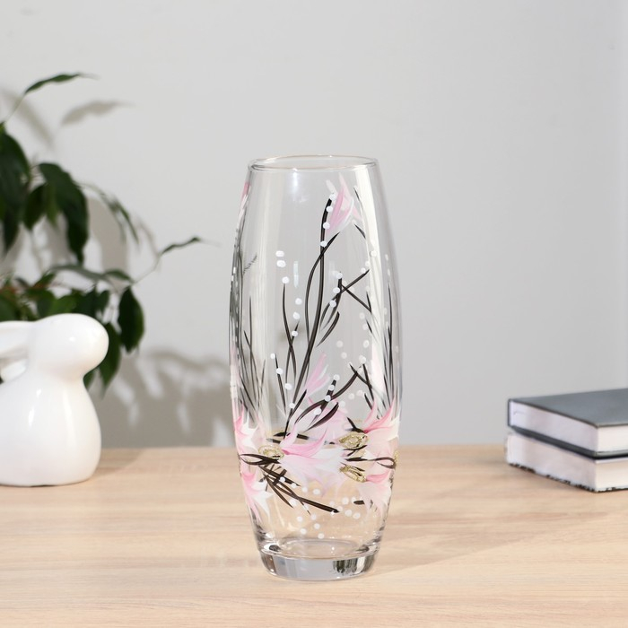 Ваза Ваза "Майя" овал d-7,5см; 10х26 см, V=1,7л