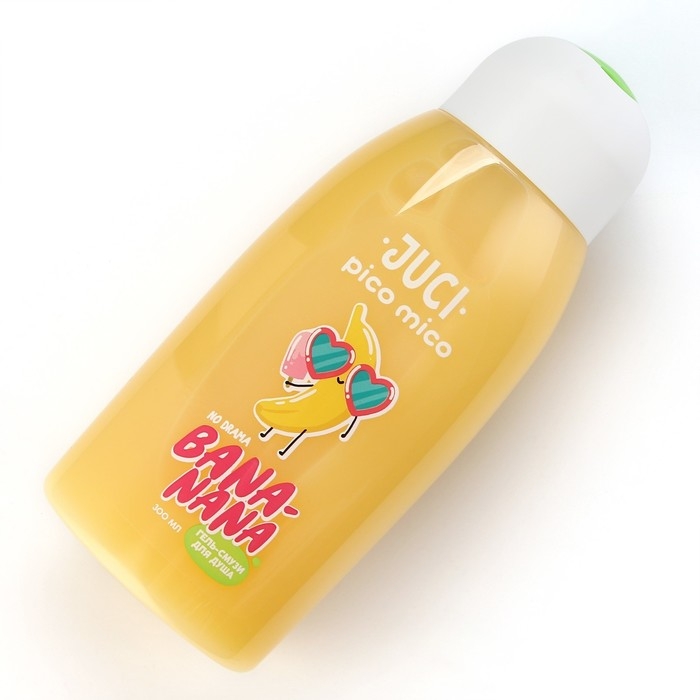 Гель для душа Banana, 300 мл, аромат банана, PICO MICO Гель для душа Banana, 300 мл, аромат банана, PICO MICO