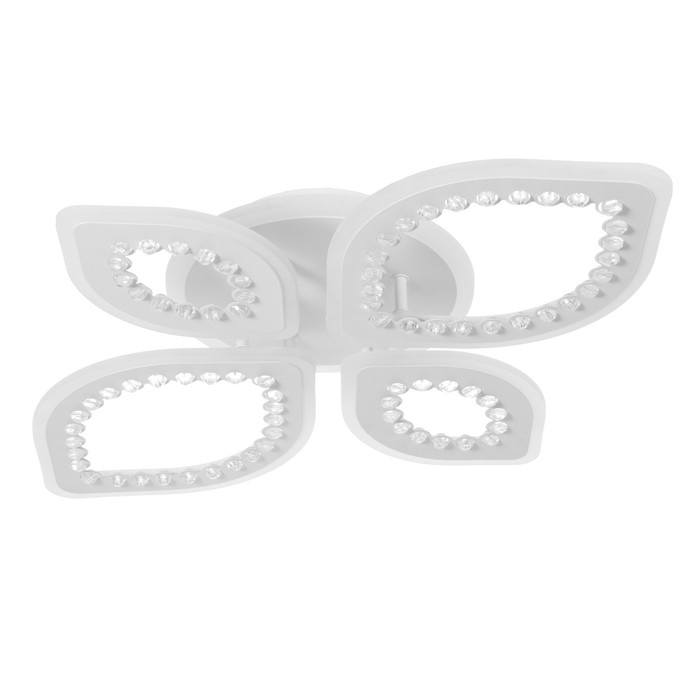 Люстра с ПДУ Люстра с ПДУ "Алина" LED 150Вт 3000-6000Вт RGB белый 64х48,5х9см BayerLux