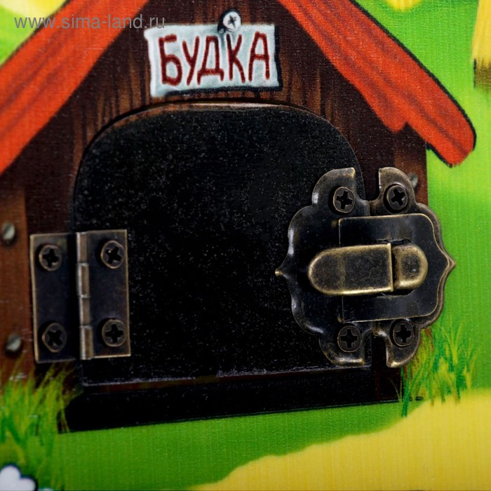 Бизиборд «Деревенский двор», 8 замков Бизиборд «Деревенский двор», 8 замков