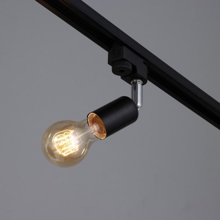 Светильник трековый Светильник трековый "Спот" Е27 40Вт черный 3,5х5,5х15см