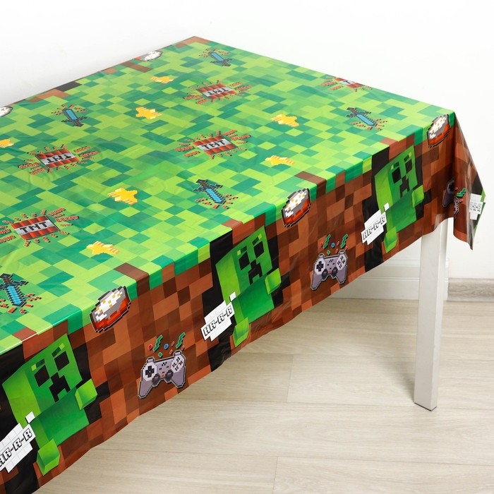 Скатерть одноразовая праздничная 120х180 см, 35 мкр Скатерть одноразовая праздничная 120х180 см, 35 мкр