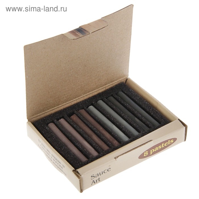 Соус художественный, ассорти, 4 цвета, 8 штук,  Соус художественный, ассорти, 4 цвета, 8 штук, "Мастерская художника", в картонной коробке