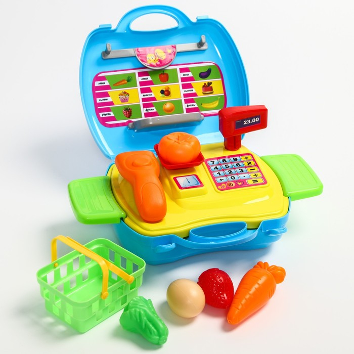 Касса в чемодане «Мой первый магазин», Минни Маус Касса в чемодане «Мой первый магазин», Минни Маус