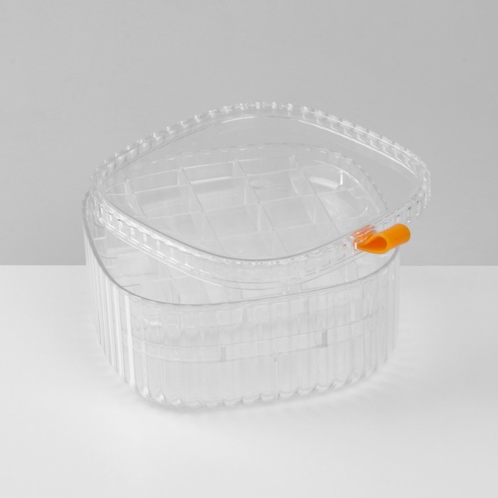 Органайзер для хранения украшений «Лео» 3 уровня, 32 ячейки, 15×15×7,5 см, цвет прозрачный Органайзер для хранения украшений «Лео» 3 уровня, 32 ячейки, 15×15×7,5 см, цвет прозрачный