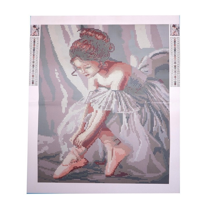 Алмазная мозаика с полным заполнением на холсте «Балерина», 40 х 50 см Алмазная мозаика с полным заполнением на холсте «Балерина», 40 х 50 см