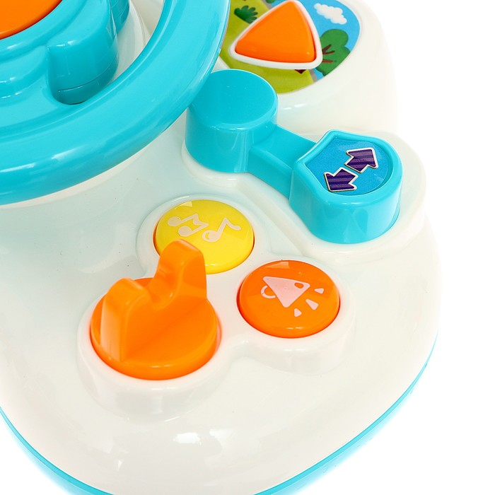 Развивающая игрушка «Весёлый руль», со световыми и звуковыми эффектами, МИКС Развивающая игрушка «Весёлый руль», со световыми и звуковыми эффектами, МИКС