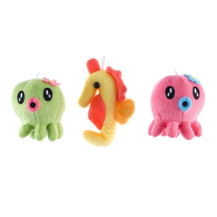 Дуга игровая мягкая на кроватку, коляску «Осьминожки», 25-84 см, погремушки, 3 игрушки МИКС, Крошка Я Дуга игровая мягкая на кроватку, коляску «Осьминожки», 25-84 см, погремушки, 3 игрушки МИКС, Крошка Я